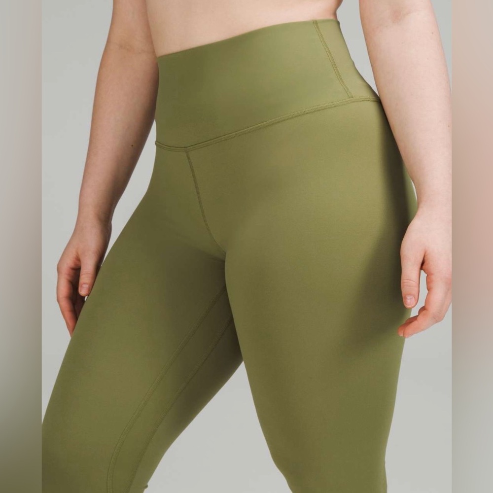 Lululemon Align High-Rise Pant 28" Size 2 Bronze Green Nulu Leggings W5CZ4S